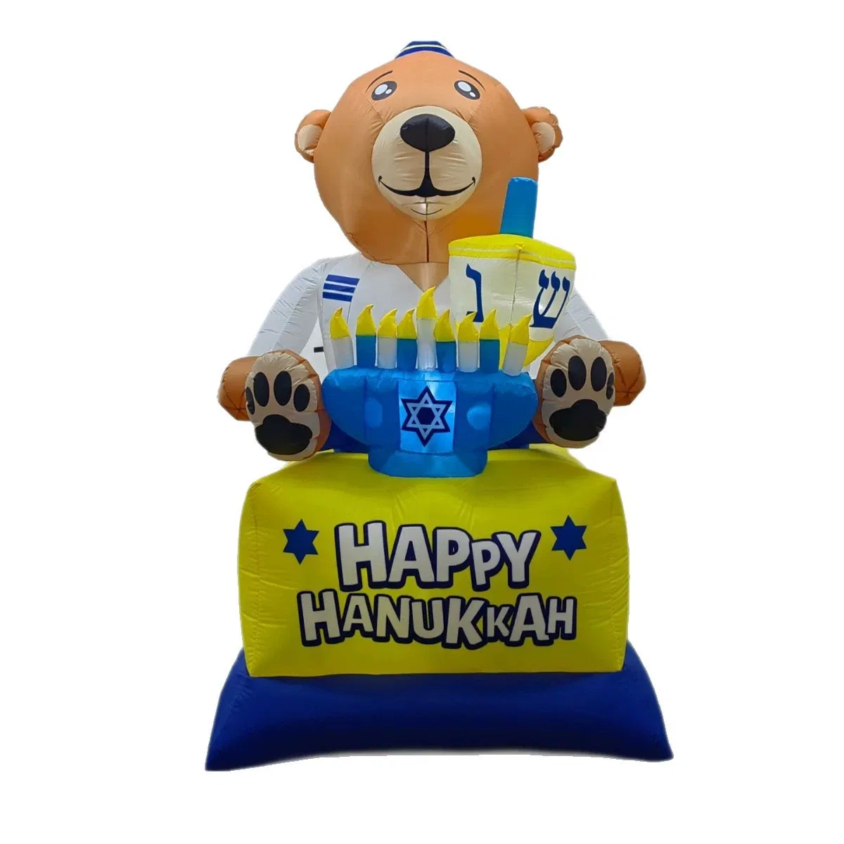 Boyi Inflatable Hanukkah Jewish Temple Restoration Festival Inflatable Menorah Display