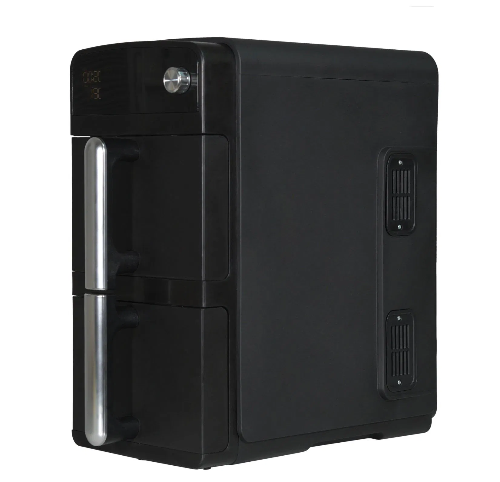 High Quality Stainless Steel Electric Digital Vertical 10L Double Stack Air Fryer Dual Basket Machine Multifunctional Wholesale Vertical Double Air Fryer