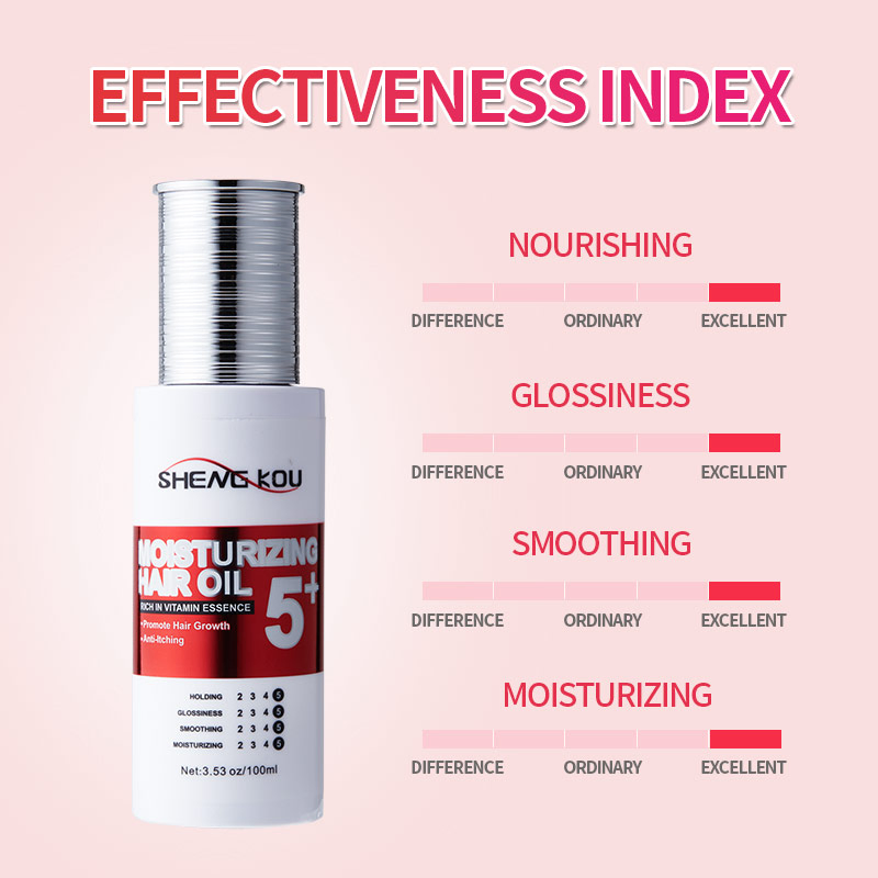 Private Label Vitamin Essence Anti-Itching Scalp Care Hair Treatment Shiny Smooth Hair Oil