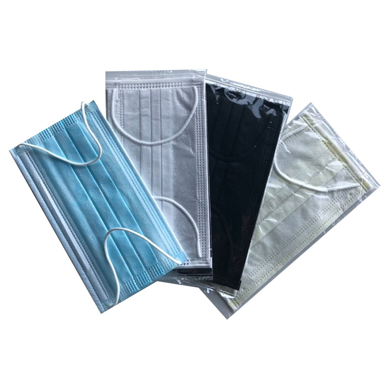 High Quality Disposable Color Mask Breathable 3 Layer Face Mask