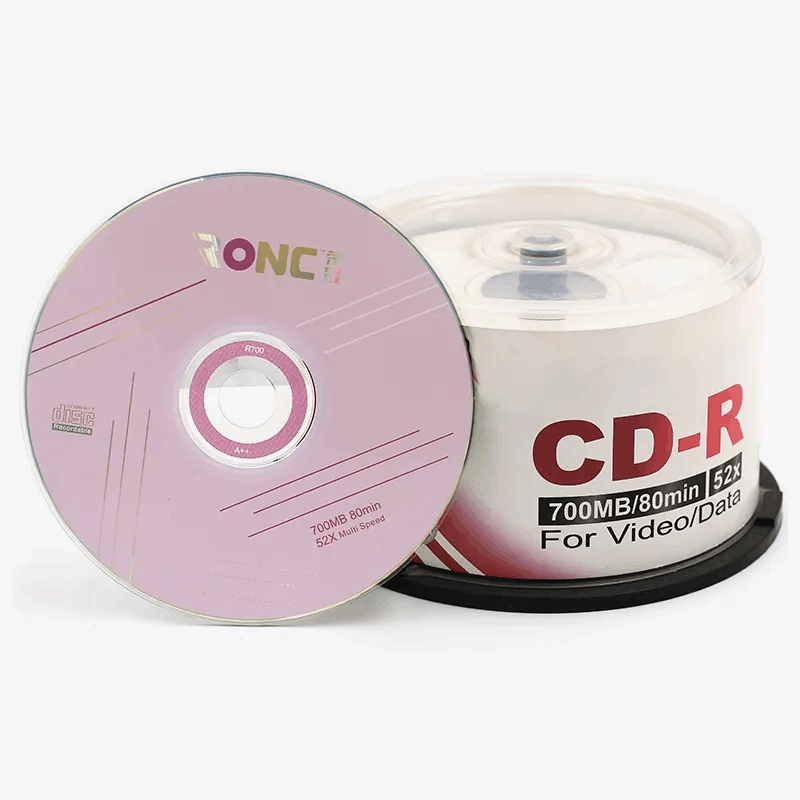 Пустые диски DVD/CD-R для записи, 700МБ, 52x