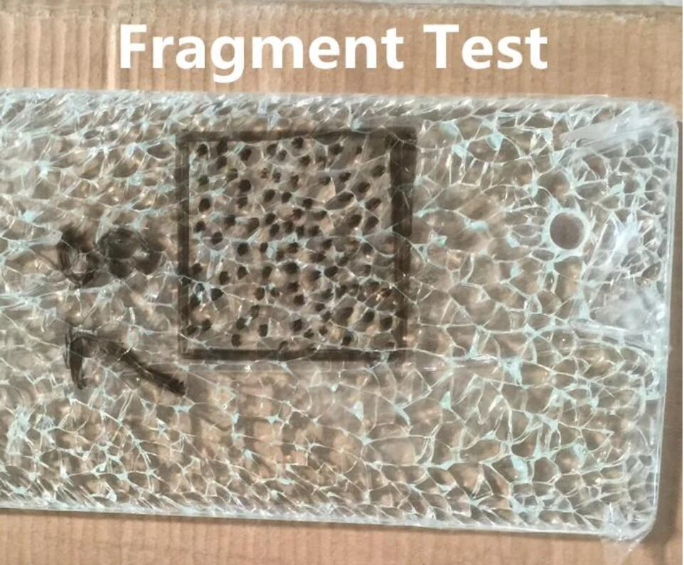DOT Printed Tempered Refrigerator Shelf Glass