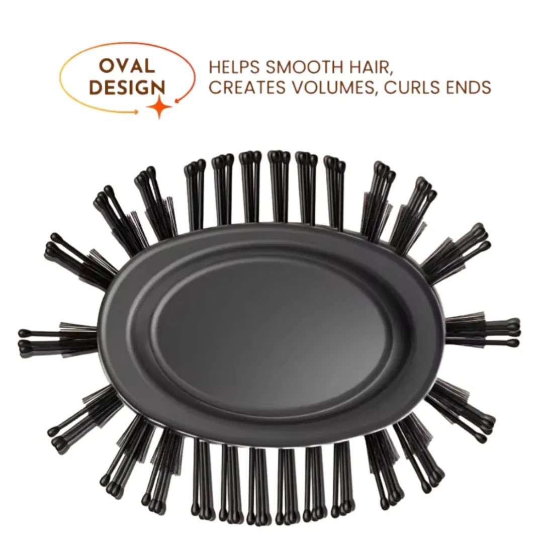 One Step Rotating Drop Shape Straightener PTC Heats Hot Air Comb