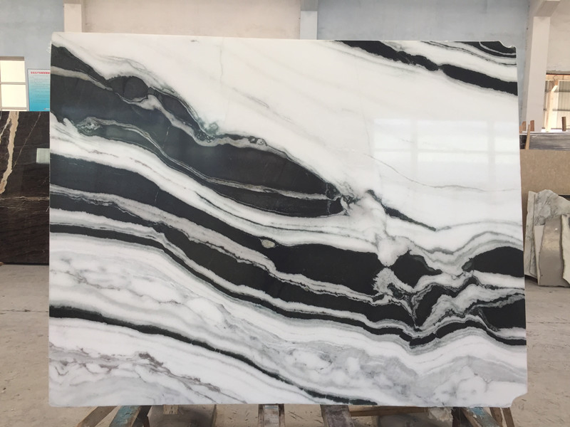 Natural Marble Stone Panda White Marble Slabs for Flooring/Bathroom/Table Countertop Manufacturer