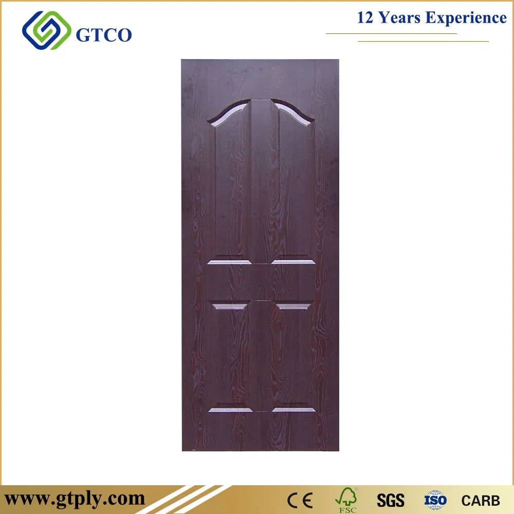 White Premier / Wenge / Wood Veneer / Melamine Moulded HDF Door Skin