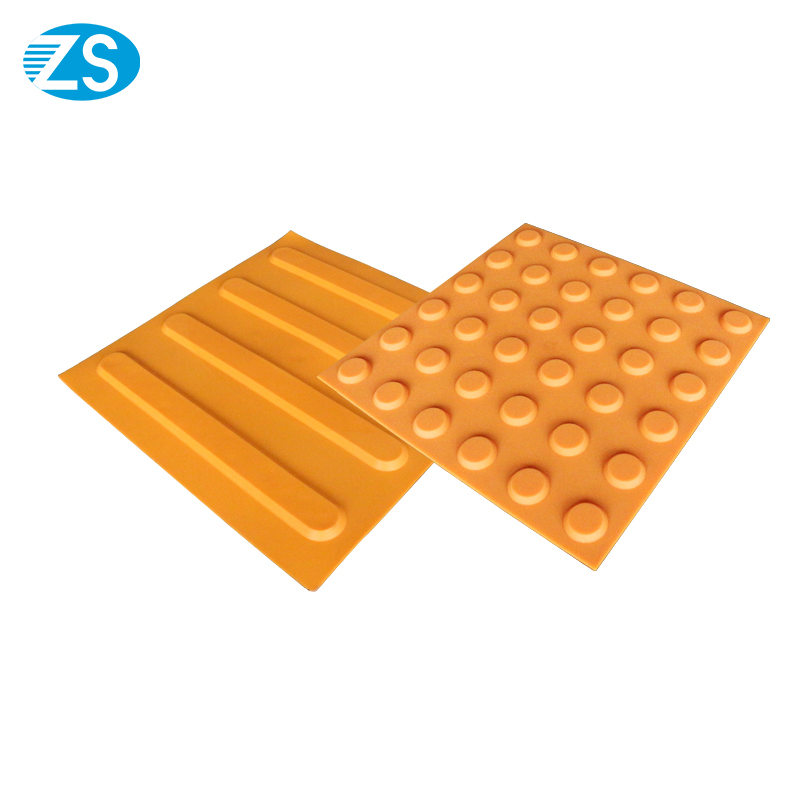 TPU PVC Tactile Paving Tile Rubber Tactile Tiles for Blind Guidance