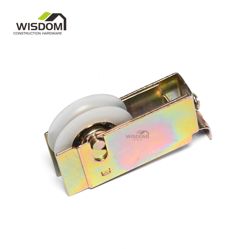 Zinc Color Nylon Roller Ball Bearings for Sliding Window Door UPVC Sliding Nylon Windows Single Roller Adjustable Wheels