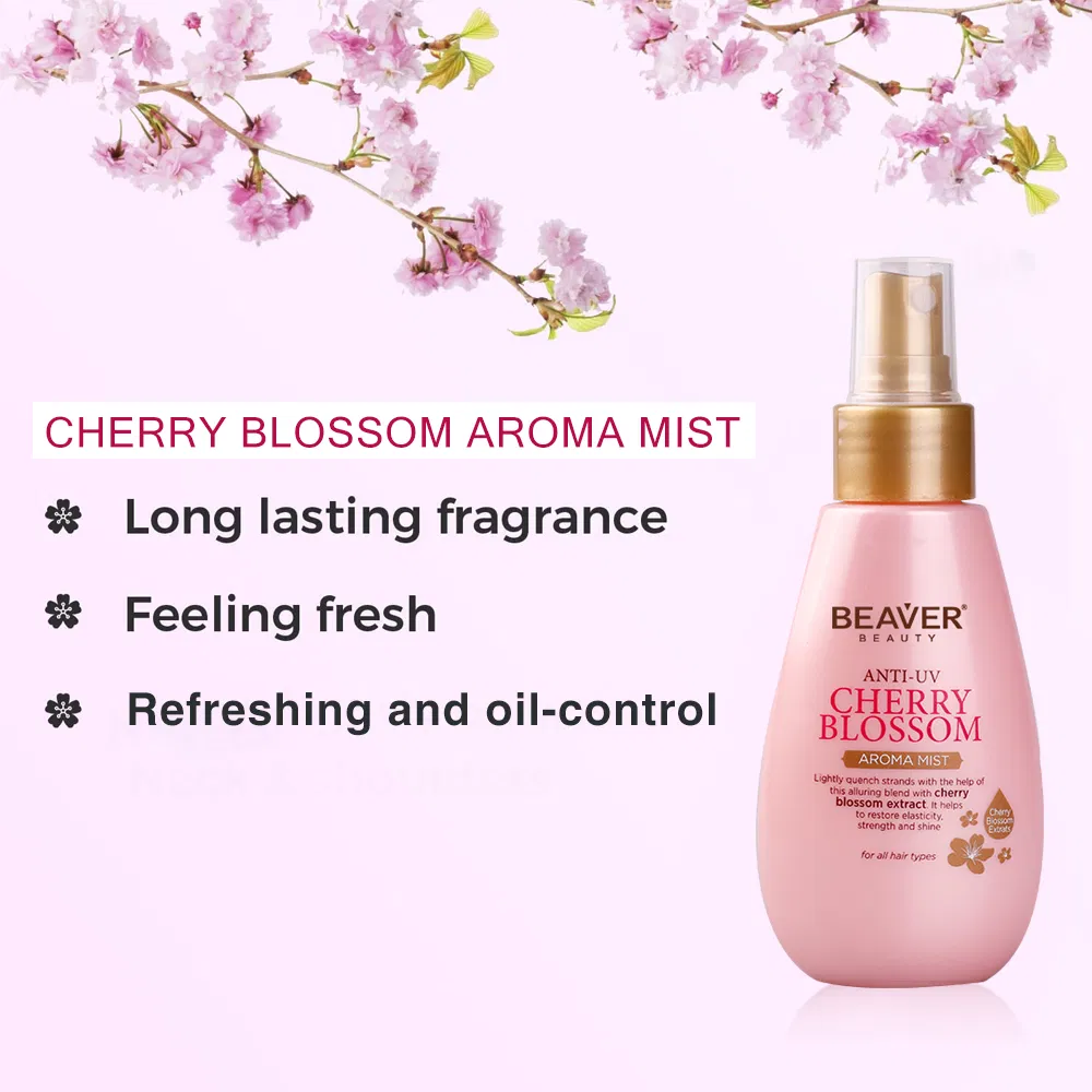 Beaver Cherry Blossom Refreshing Oil Control Heat Protection Hair Mist Spray