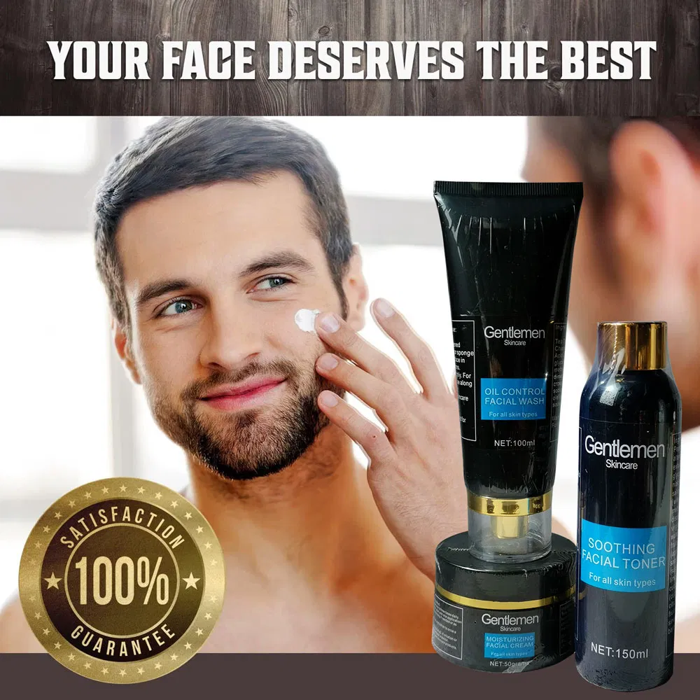 Mens Skincare White Label Skincare Manufacturers Clean Oil Control Anti-Acne Face Wash Cleanser Exfoliating Skin Care for Men