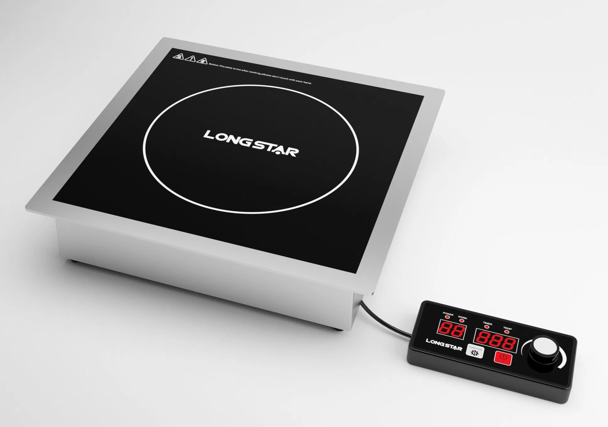 Commercial Electric Cooktop Ss Housing with Cooling Fans