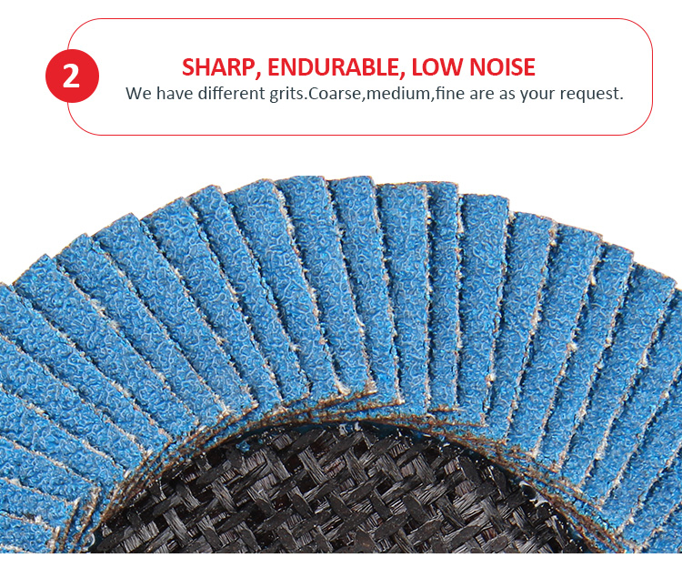 Лепестковый круг из циркония Grit 120, долгий срок службы