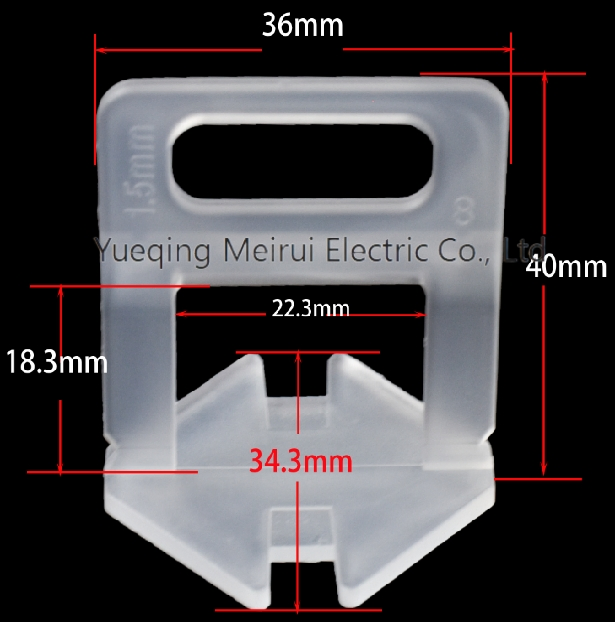 Premium 1.5mm Thickened Tile Leveling System Clips for Wholesale