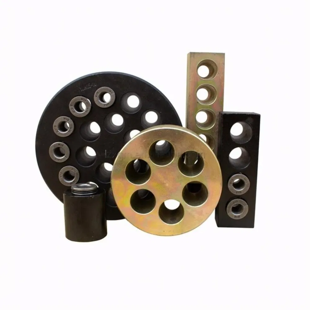 Durable Galvanized Round Anchorage Anchor Heads with Wedge Plates