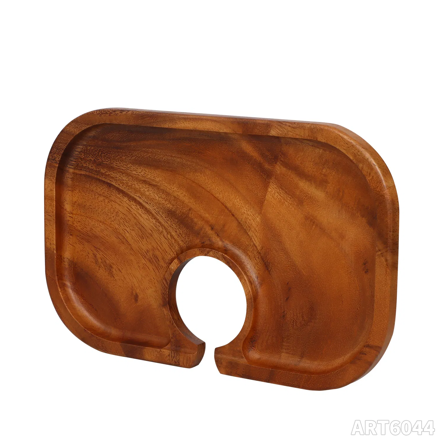 271g Hot Sale Brown Grain Wood Rectangle Wooden Ashtray Smoking Accessories Wholesale