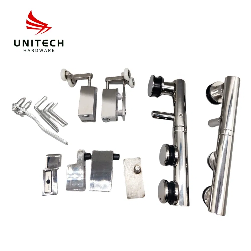 Stainless Steel 304 Swing Sliding Door Hardware Roller and Fitting Hardware Suit