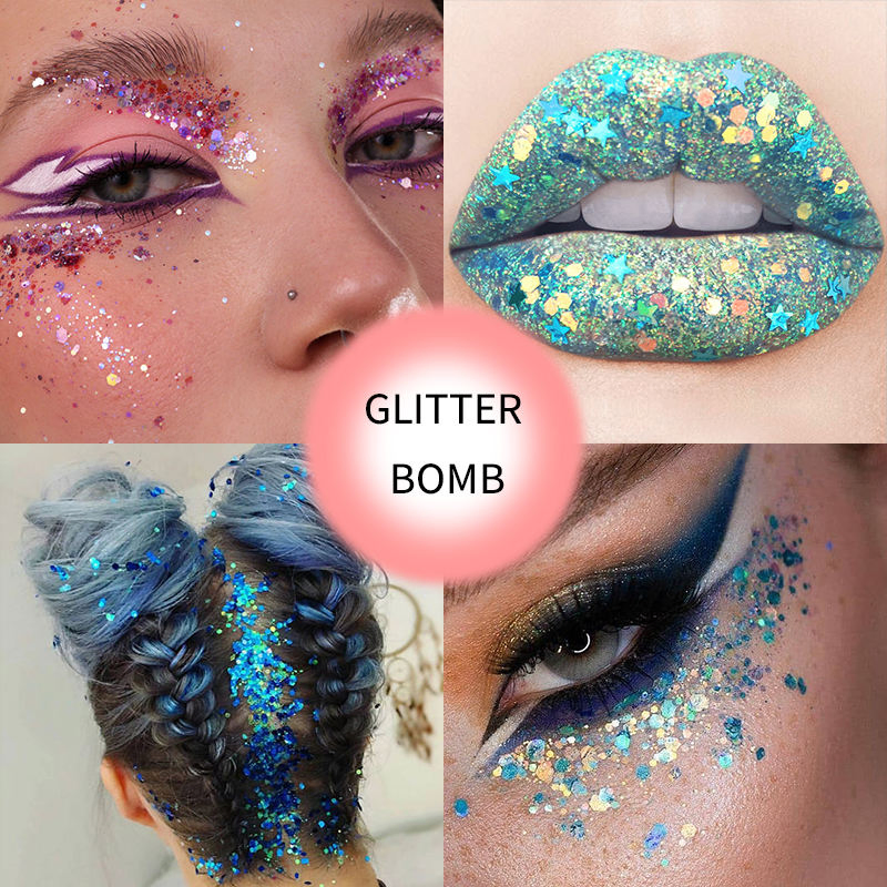 Seline Girl 35ml 7 Colors Fog Long-Lasting Gel Glitter Eyeshadow