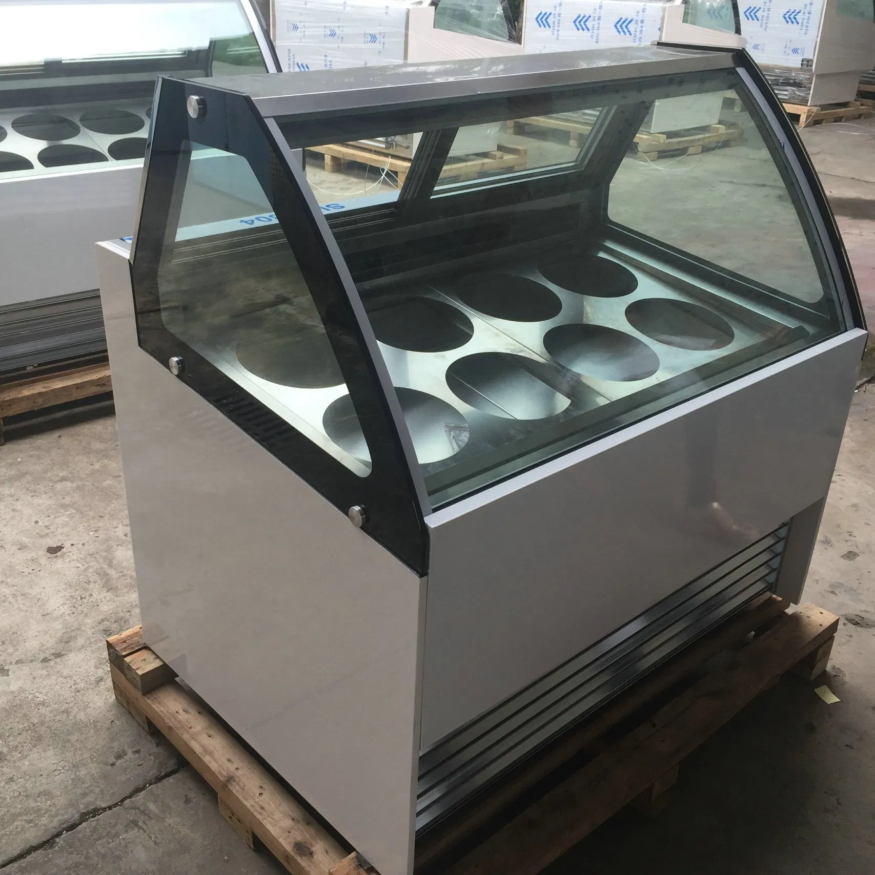 Italian Gelato Ice Cream Showcase for Sale