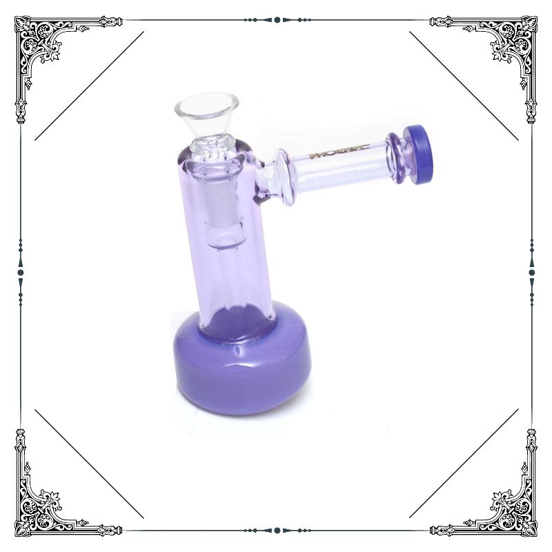 Wholesale 5.7 Inches Glass Bubbler with Showerhead Perc Hammer Smoking Water Hand Pipe