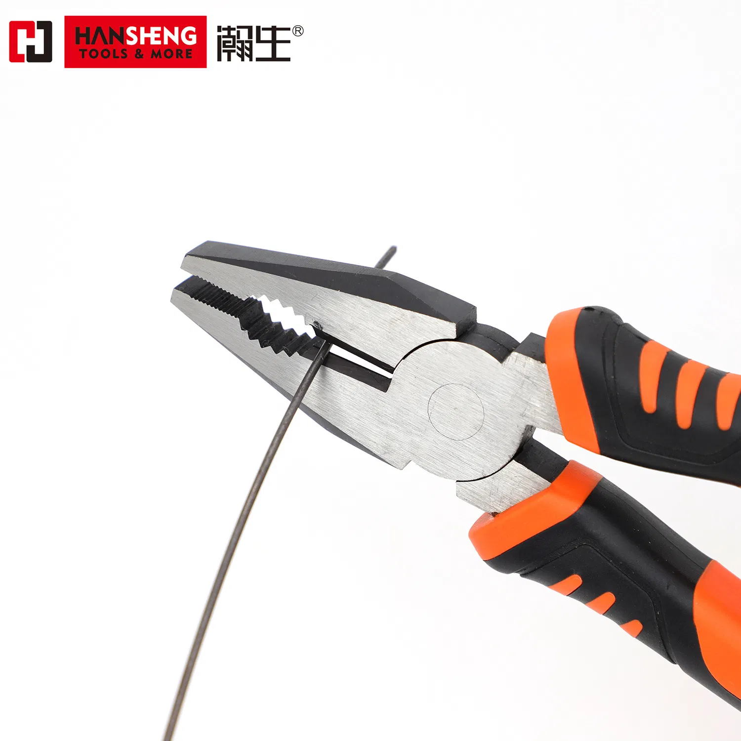 6" Hardware Tool Polish Long Nose Pliers with TPR Handles