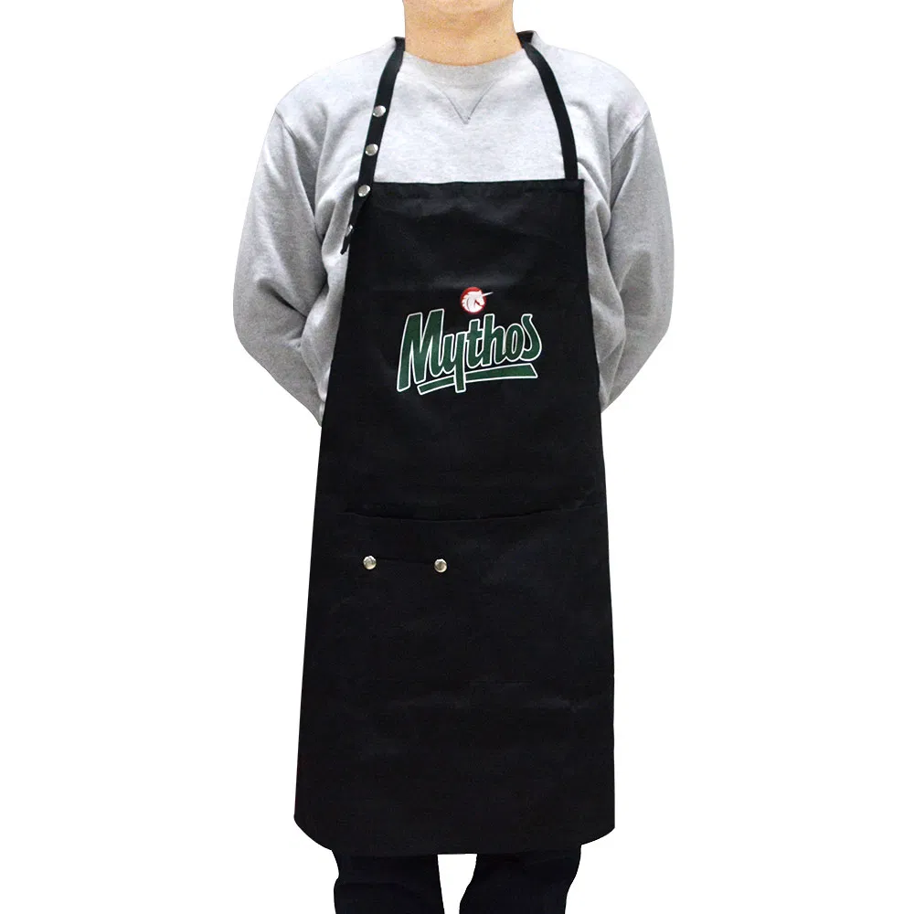 Wholesale Kitchen Aprons Custom Restaurant Apron Customized Printed Waiter Aprons with Pockets