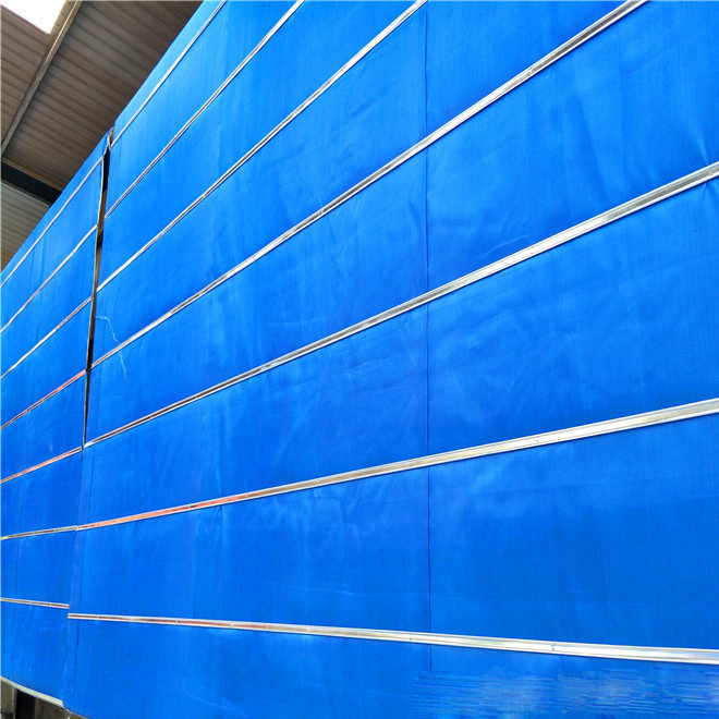 Remote Control Fire Rated Roller Shutter Doors Fabric Fireproof Door