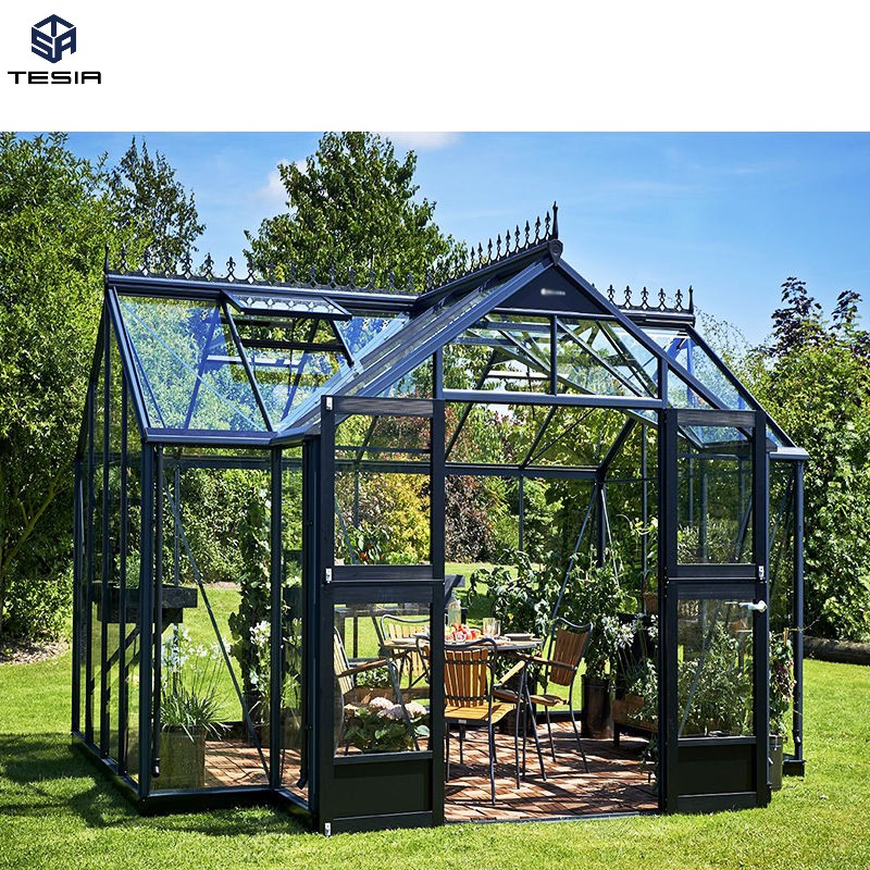 Customized Thermal Break Sunroom Aluminium Prefabricated Container Sunrooms Glass Houses