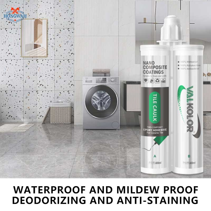 Simple Construction DIY Two-Component Fast-Curing Mildew-Proof Epoxy Resin Tile Grout in Various Colors with Beautifying Agent