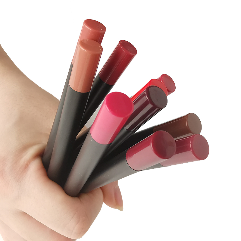 Custom Logo Pink Package Long Lasting Lipliner Wholesale Pink Matte Pigment Brown Custom Creamy Lip Private Label Lipliner