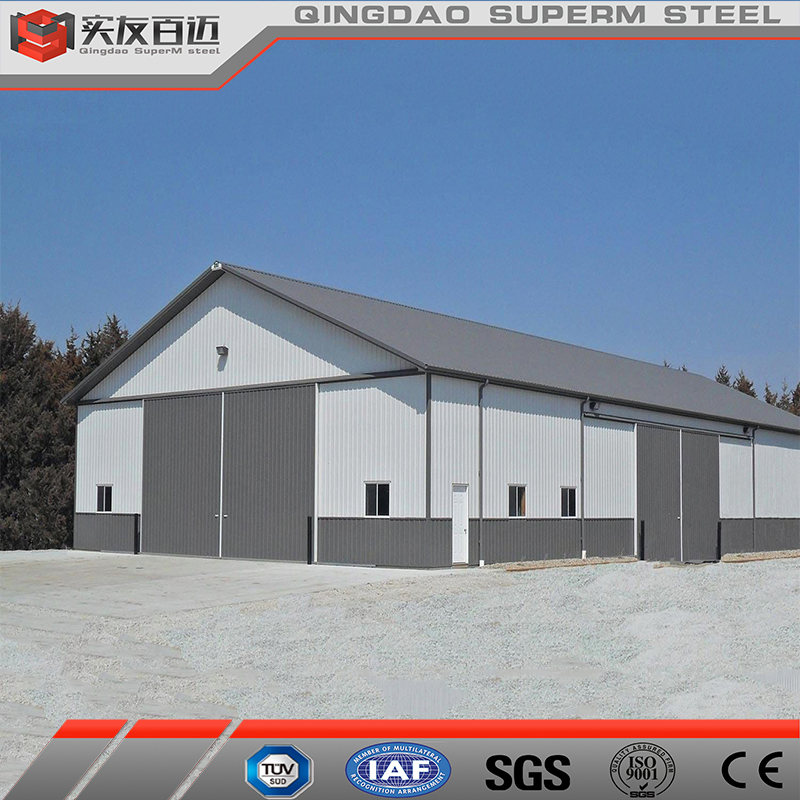 Prefabricated Warehouse Design Prefab Steel Structure Metal Building Kits Car Garage