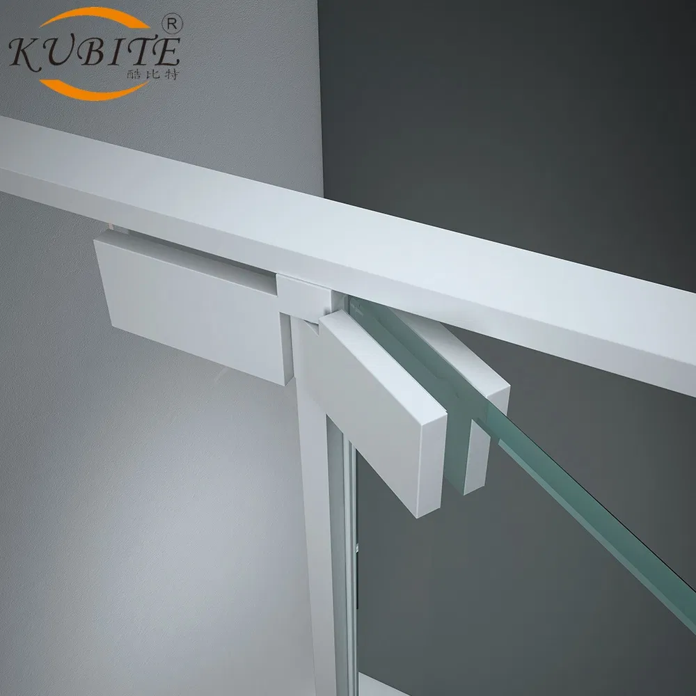 Custom Luxury Rectangular Shower Enclosure with Square Tempered Glass, Hinged Open-Style Design, Ideal for Hotel Bathrooms