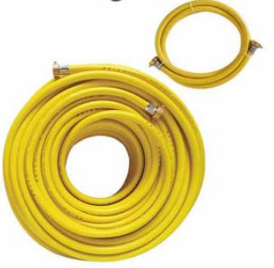 Fiber Reinforced PVC Hose W/ Female & Male Brass Connectors