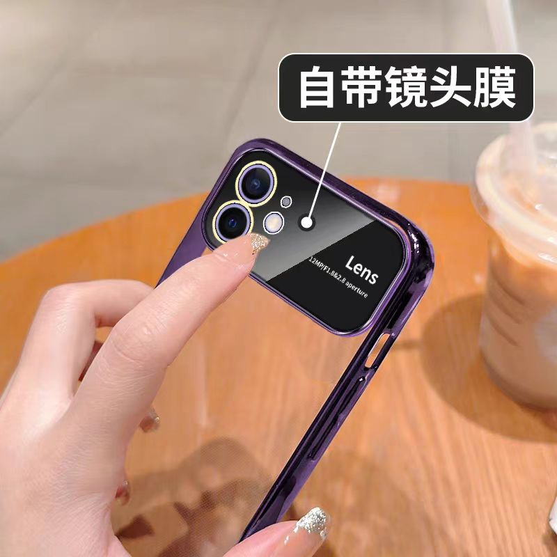 Big Lens Protection Soft TPU Transparent Case Ultra-Thin Cell Phone Case for iPhone 13 14 PRO Max