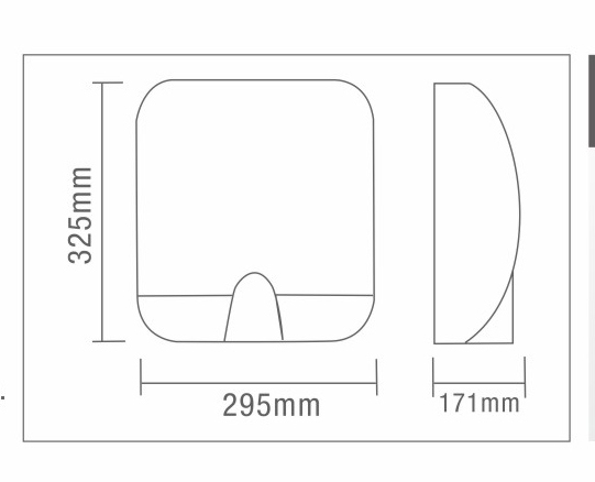 Fashion Design Stainless Steel Sink Hand Dryer Home Use