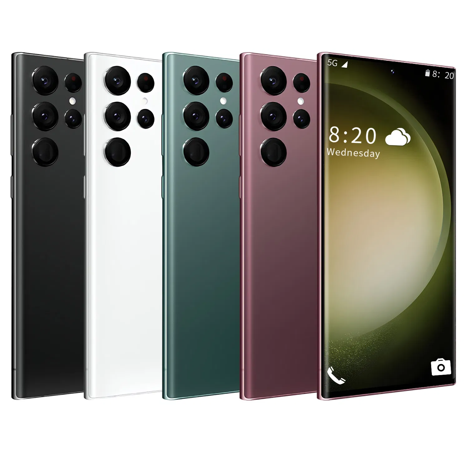 Смартфон S23 Ultra 5G, 6.8 дюйма, 16ГБ+1ТБ, без блокировки