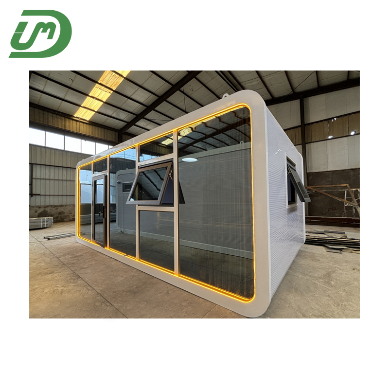 Standard Modern Camping Pod Space Prefab Portable Mobile Capsule House Hotel with Bathroom Prefabricated Apple Cabin Villa