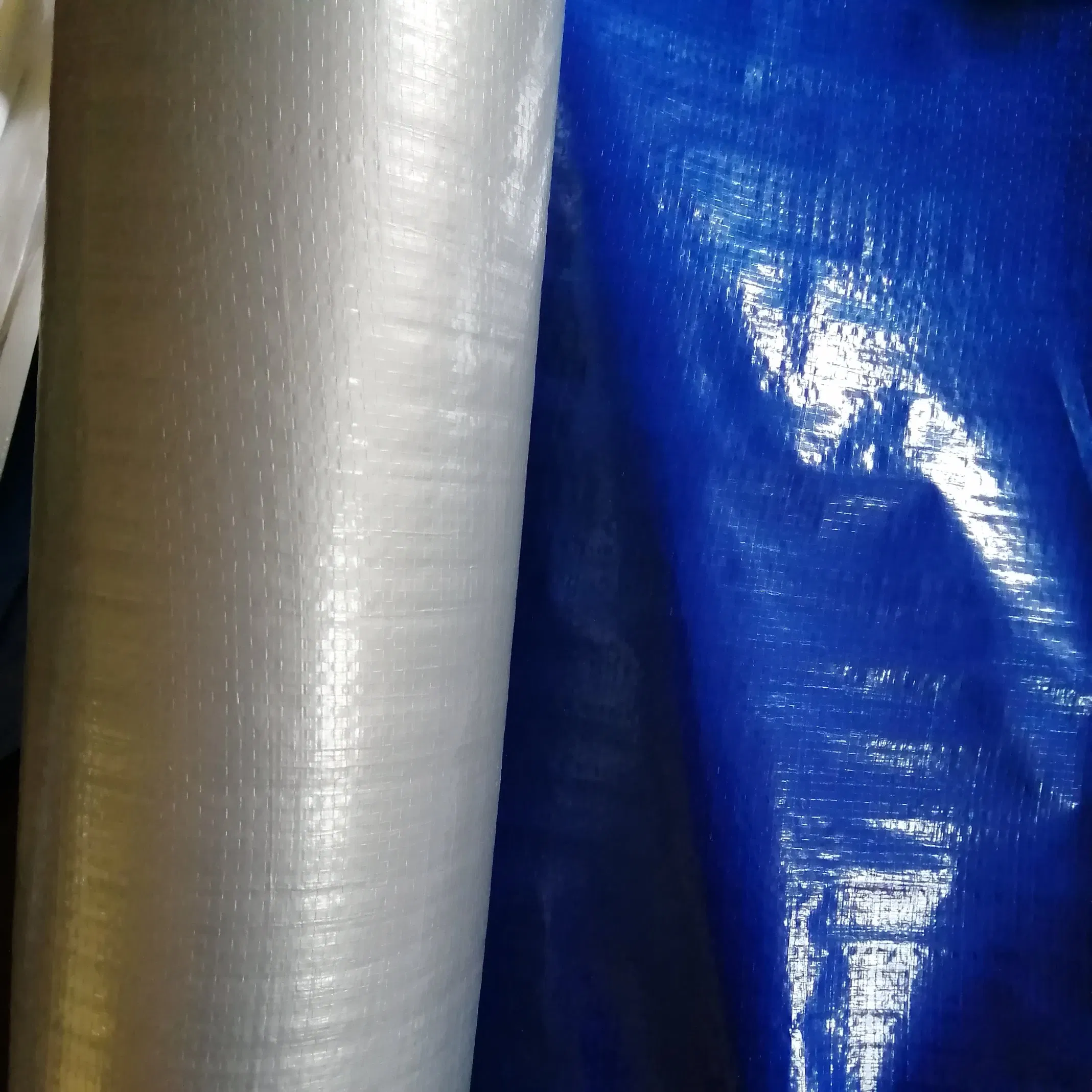 Waterproof Blue PE Tarpaulin in Rolls Use for Tent