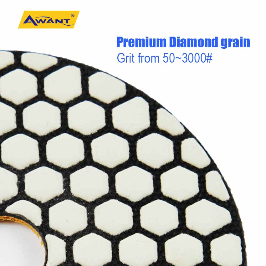4 Inch 200 Grit Especial Granite Polishing Pad for Granite Concrete