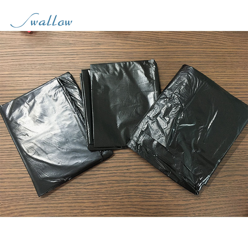 Прочные мусорные пакеты 240 л на ролике, черные