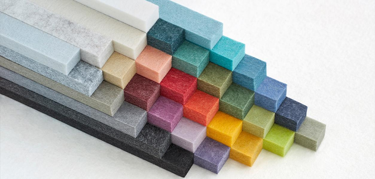 Double Sides Smoothly Sound Absorb Pet Panel