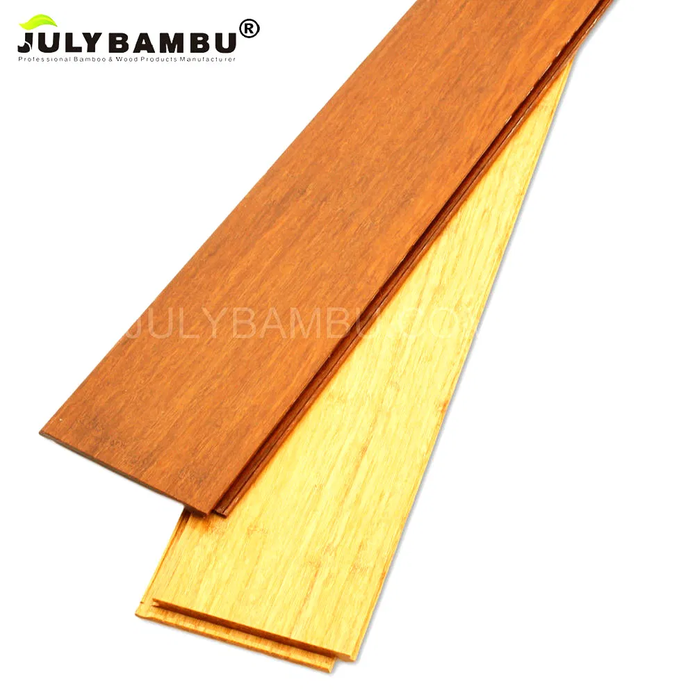 Durable Click Lock 100% Solid Bamboo Floors Tiger Stripe Strand Woven Bamboo Flooring