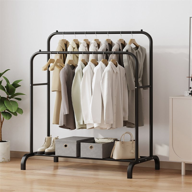 Clothes Rack, Shoe Rack, Household Bedroom Clothes Rack