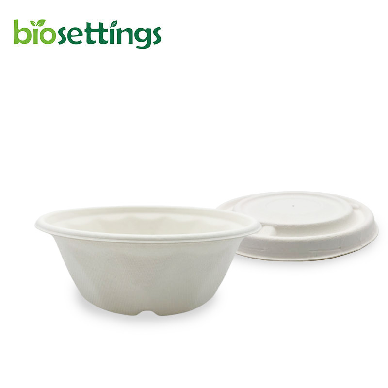 Eco-Friendly 12oz Takeaway Soup Bowl with Secure Lid