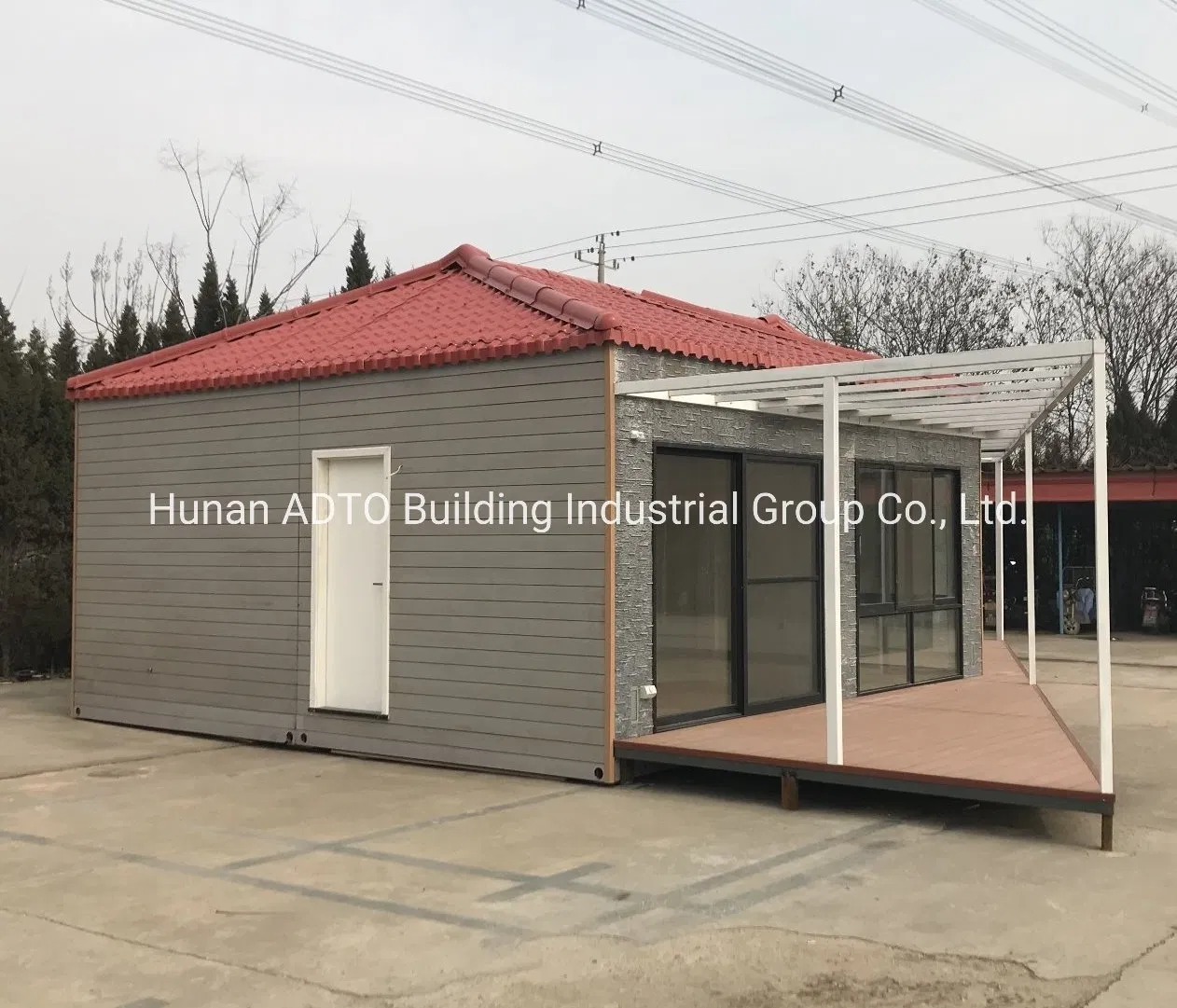 Prefabricated Light Steel Office/ School/ RV Sandwich Panel House