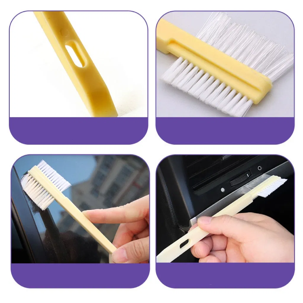 Hot Selling Yellow PP Car Gap Cleaning Brush