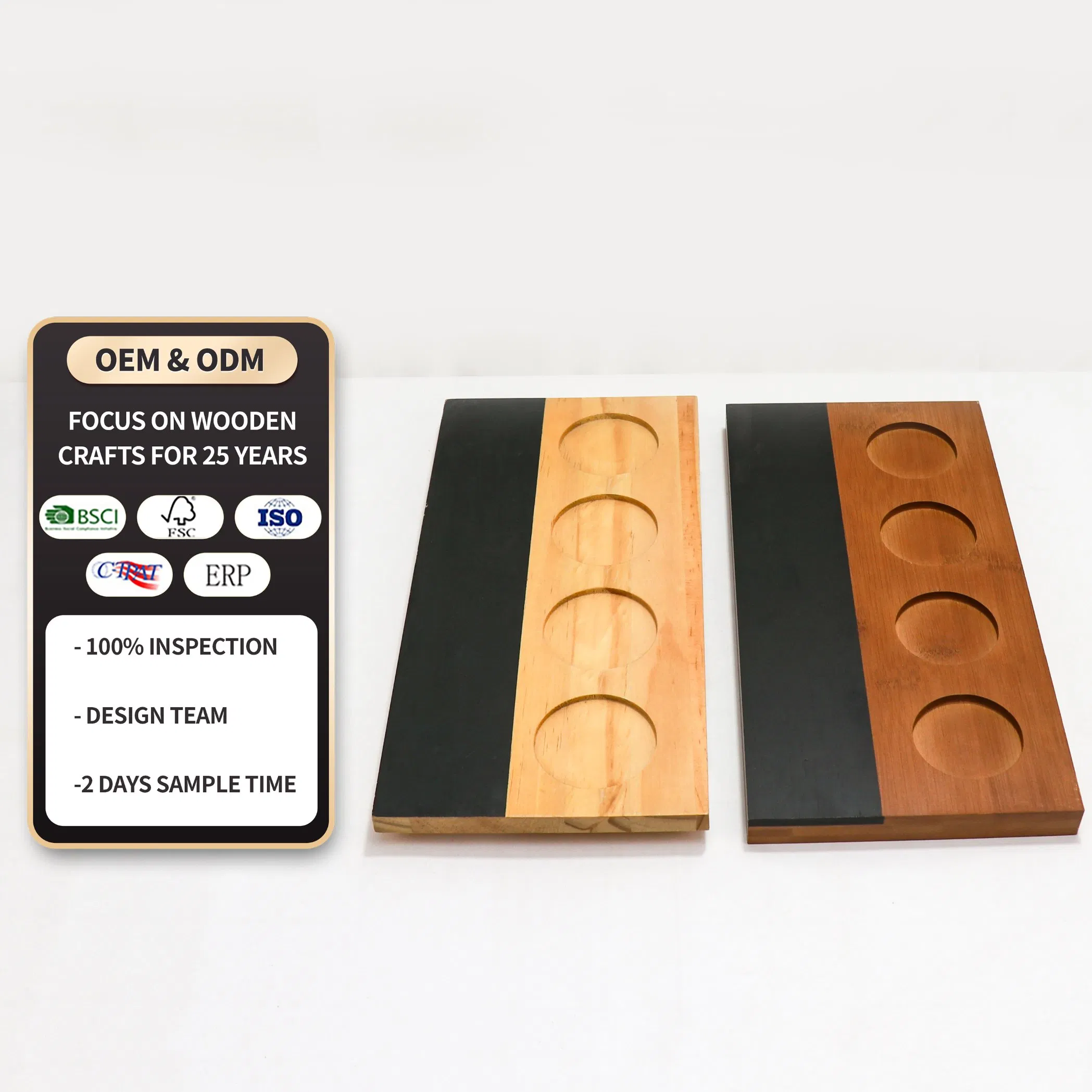 Beer Tasting Flight Sampler Wood Paddle Serving Tray Rustic Wooden Sampler Paddle Board