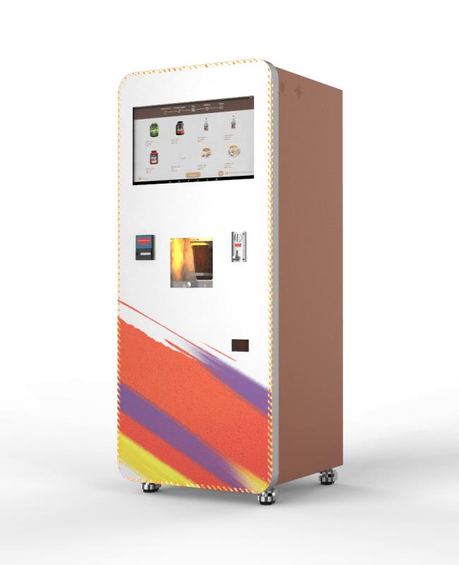 New Arrival 27inch Touch Screen Protein Shake Vending Machine for Gym Automatic Self-Service Coffee Vending Machine