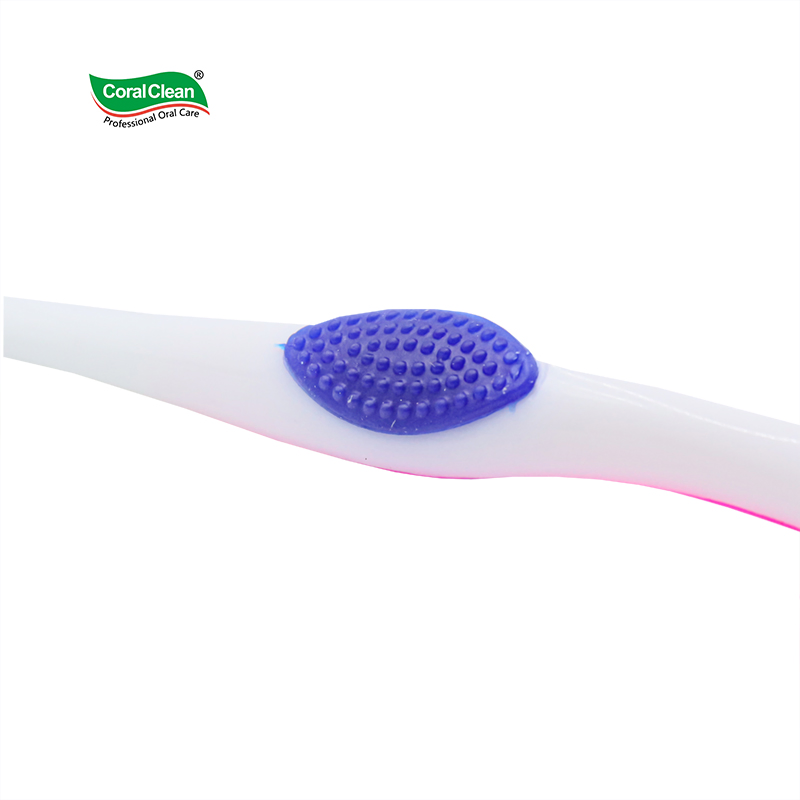 Manufacturer Adult Toothbrush Medium Bristles Teeth Brushes with Tongue Cleaner