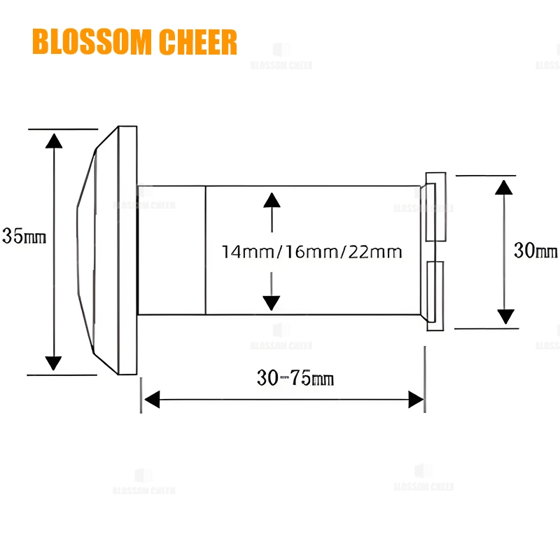 Elegant Modern Door Viewer with Unique Design at Wholesale Rates