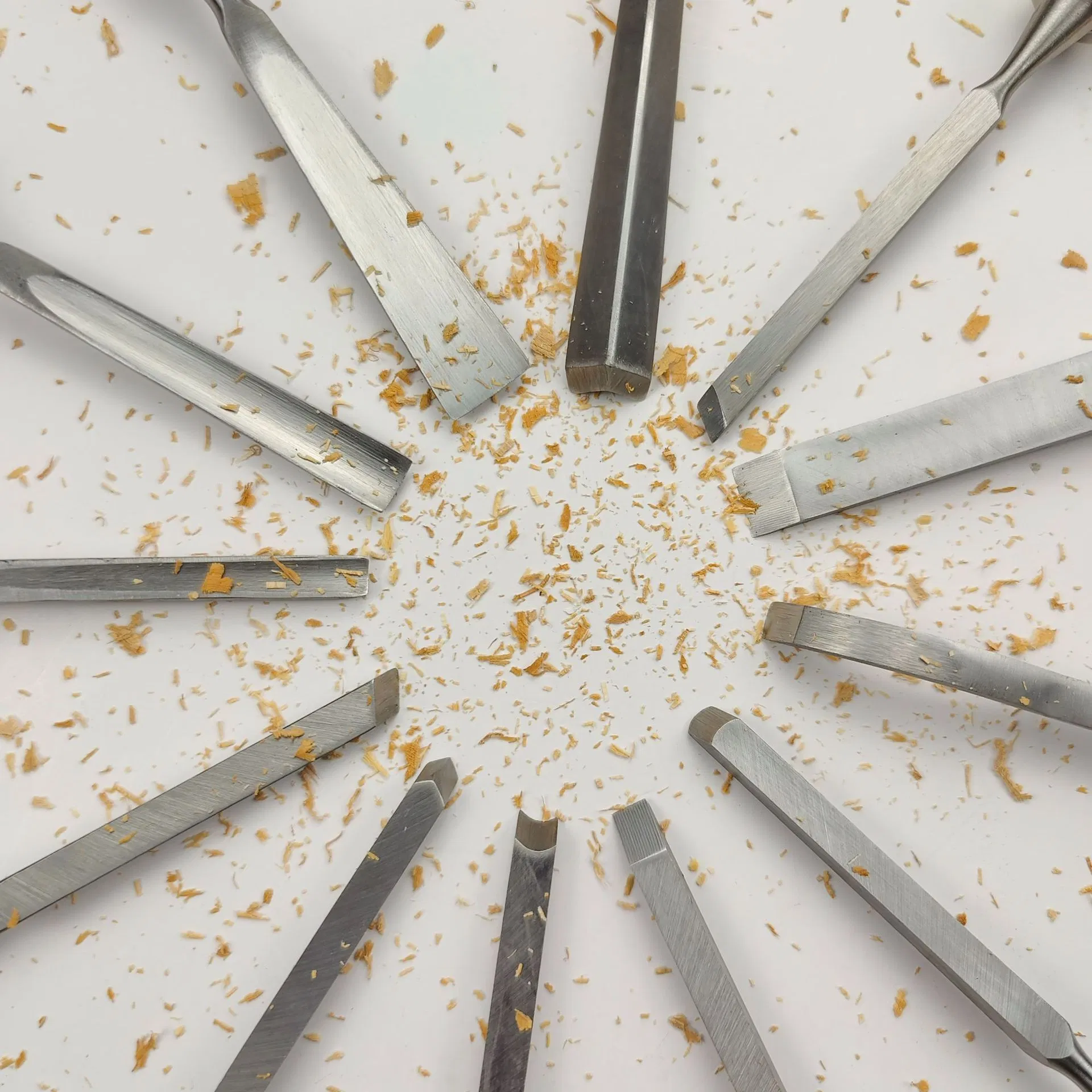 Набор стамесок для резьбы по дереву, 12 шт