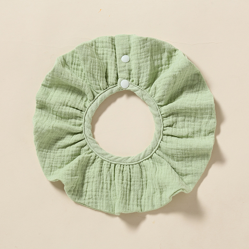 4-Layer Pure Cotton Bib Gauze Burp Cloth - Thin Design, Absorbent, Breathable & Gentle for Newborns